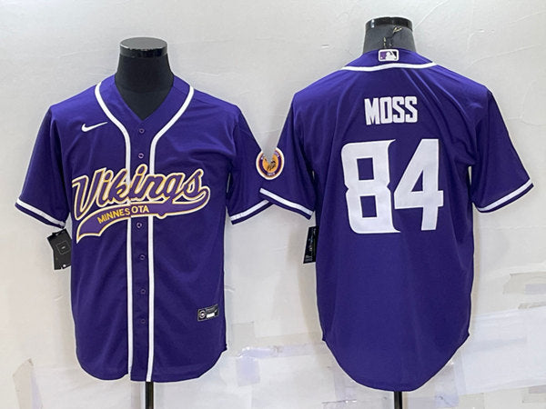 Custom Minnesota Vikings purple jersey