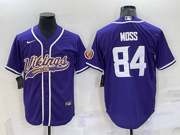 Custom Minnesota Vikings purple jersey