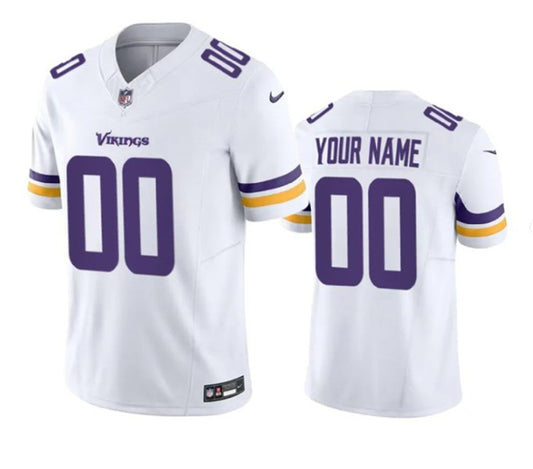 Minnesota Vikings Custom White 2023 FUSE Jersey