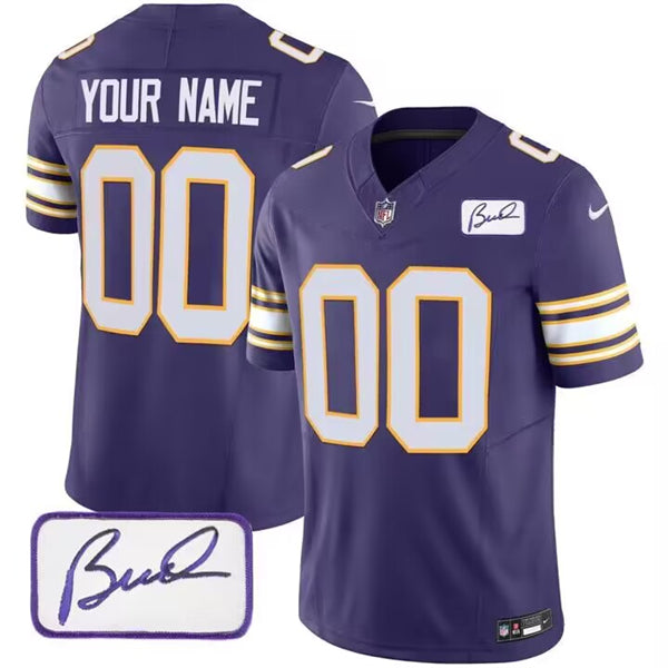 Custom Minnesota Vikings purple FUSE jersey