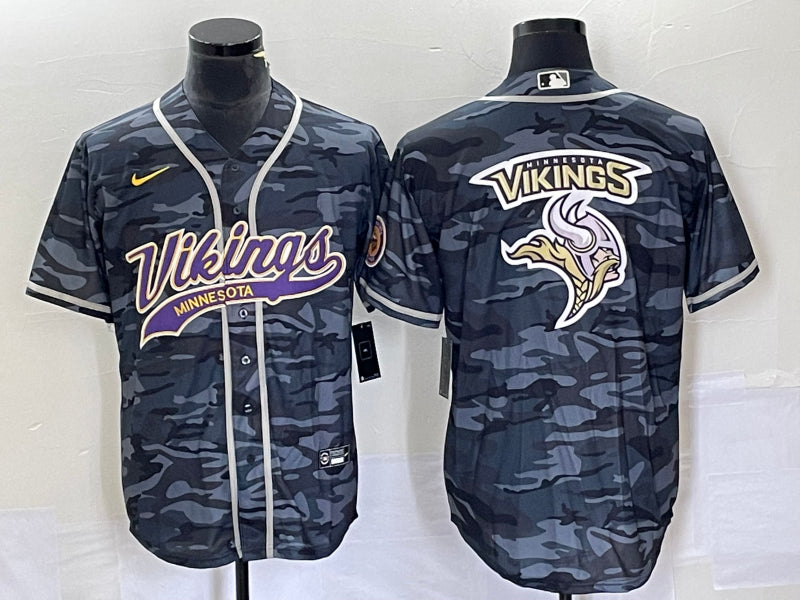Minnesota Vikings gray Camo jersey