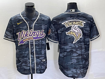 Minnesota Vikings gray Camo jersey