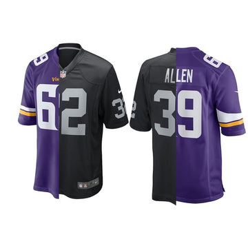 Minnesota Vikings purple-black Split jersey