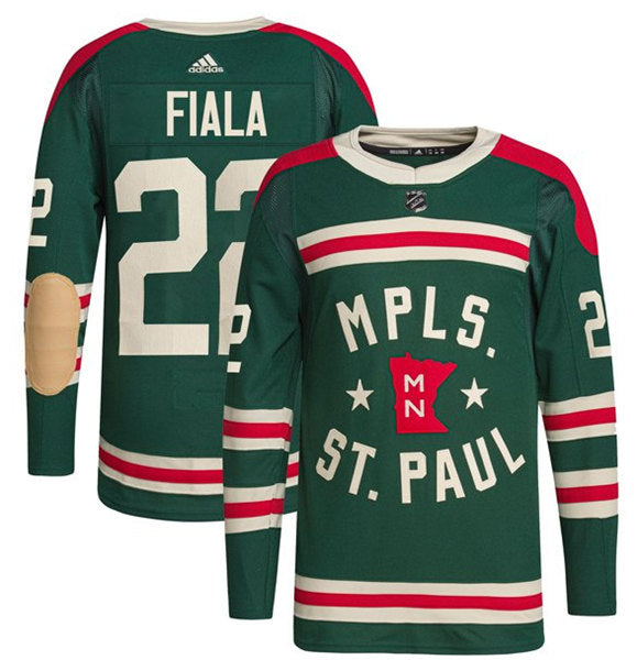 Kevin Fiala Minnesota Wild green Winter Classic jersey