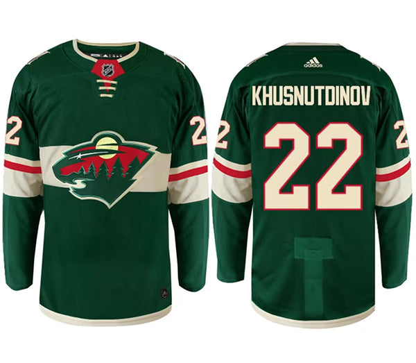 Marat Khusnutdinov Minnesota Wild green jersey