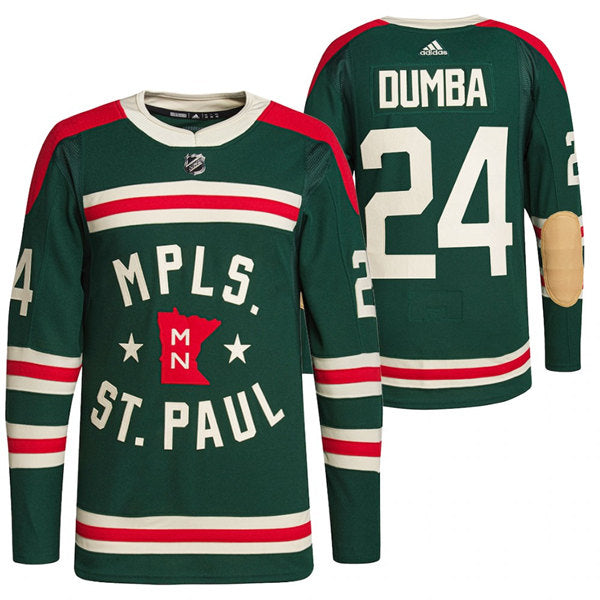Matt Dumba Minnesota Wild green Winter Classic jersey