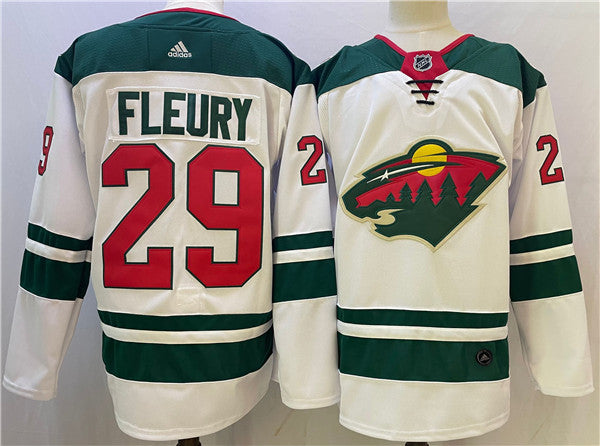 Marc-Andre Fleury Minnesota Wild white jersey
