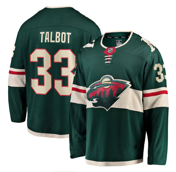 Cam Talbot Minnesota Wild green jersey
