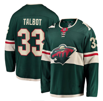 Cam Talbot Minnesota Wild green jersey