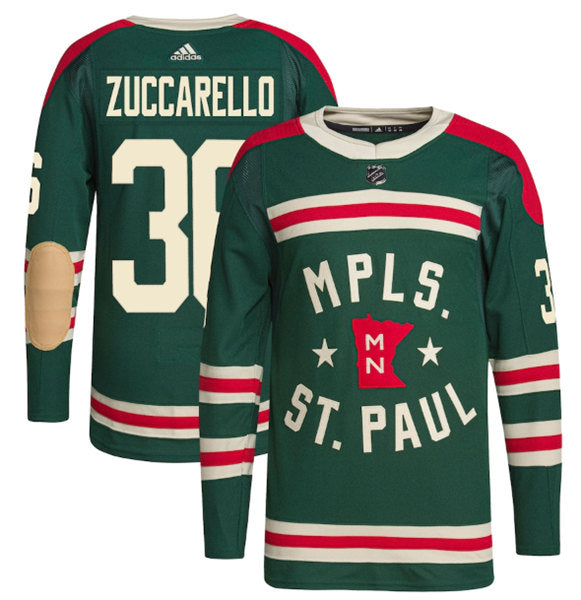 Mats Zuccarello Minnesota Wild green Winter Classic jersey