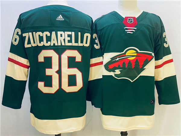 Mats Zuccarello Minnesota Wild green jersey