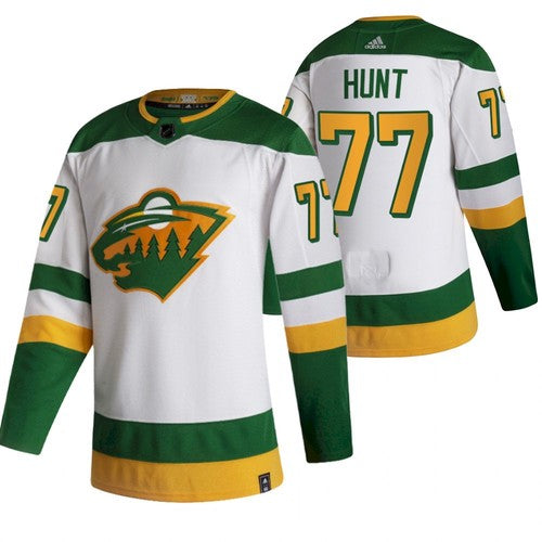 Brad Hunt Minnesota Wild white Reverse Retro jersey