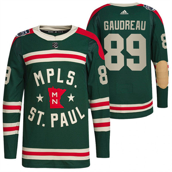 Frederick Gaudreau Minnesota Wild green jersey