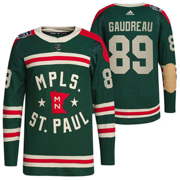 Frederick Gaudreau Minnesota Wild green jersey