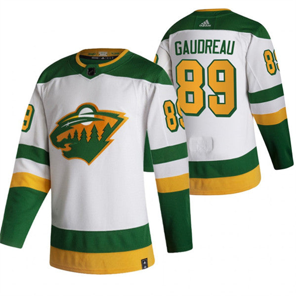 Frederick Gaudreau Minnesota Wild white jersey