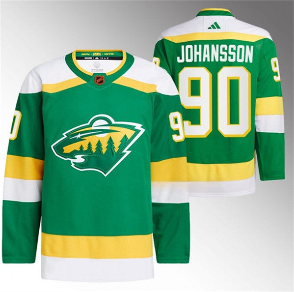 Marcus Johansson Minnesota Wild green Reverse Retro jersey