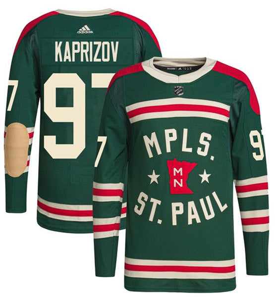 Kirill Kaprizov Minnesota Wild green Winter Classic jersey