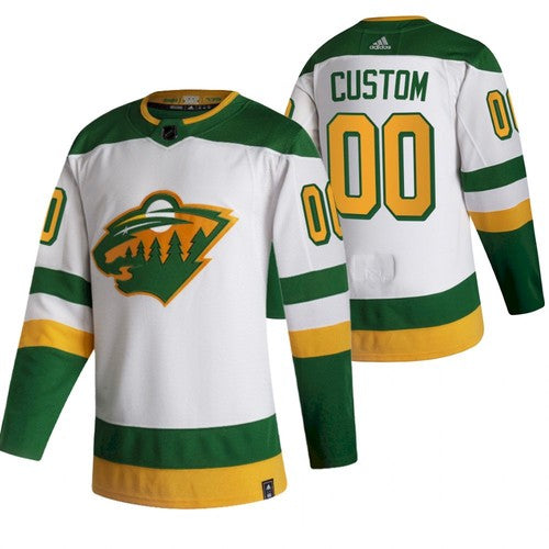 Minnesota Wild white Reverse Retro jersey