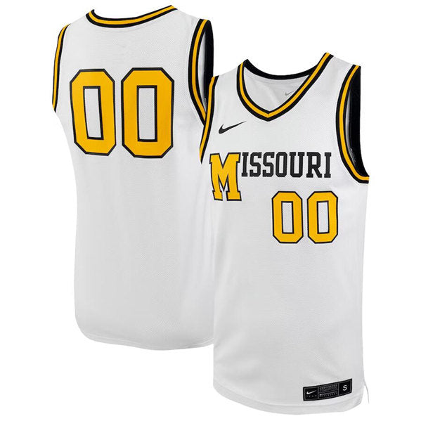 Custom Missouri Tigers white jersey