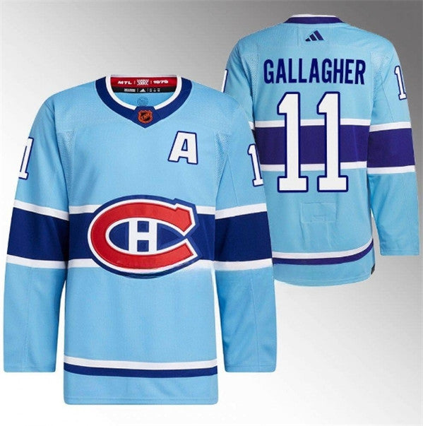 Brendan Gallagher Montreal Canadiens blue Reverse Retro jersey