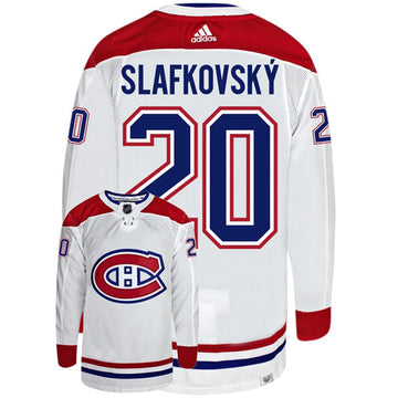 Juraj Slafkovsky Montreal Canadiens white jersey