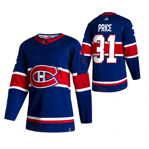Carey Price Montreal Canadiens blue Reverse Retro jersey