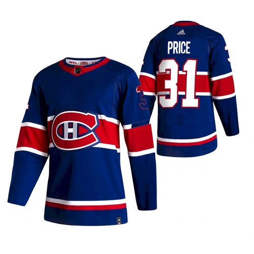 Carey Price Montreal Canadiens blue Reverse Retro jersey