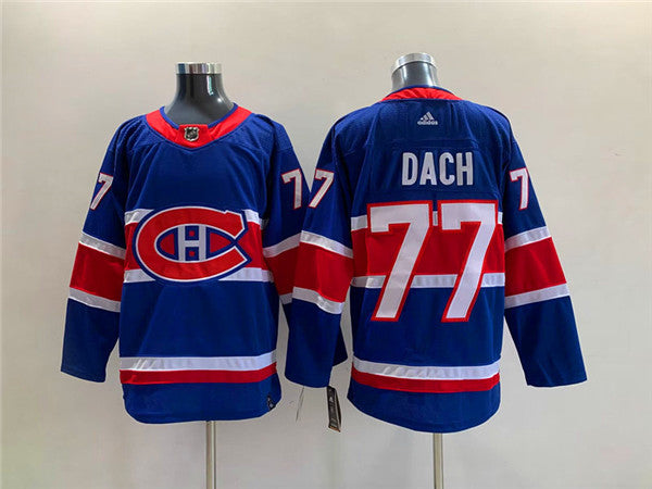 Kirby Dach Montreal Canadiens blue jersey