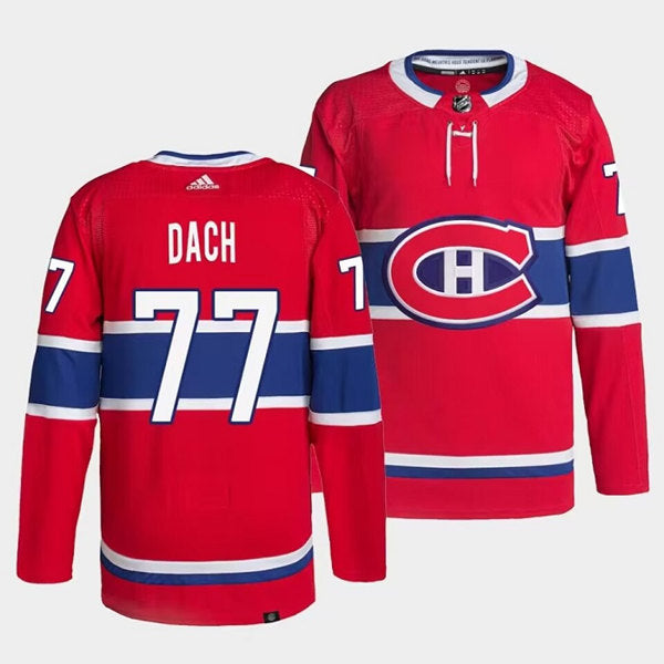 Kirby Dach Montreal Canadiens red jersey