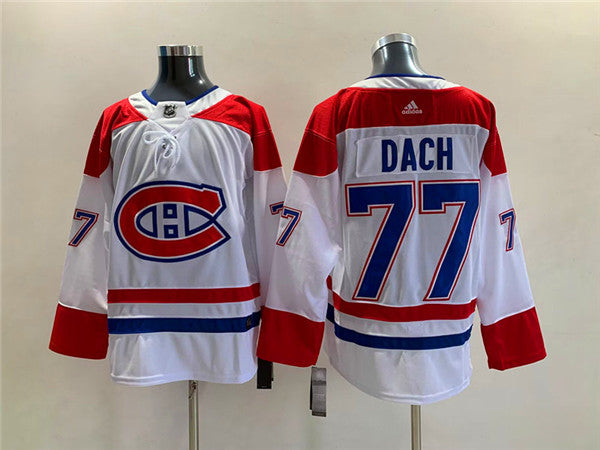 Kirby Dach Montreal Canadiens white jersey