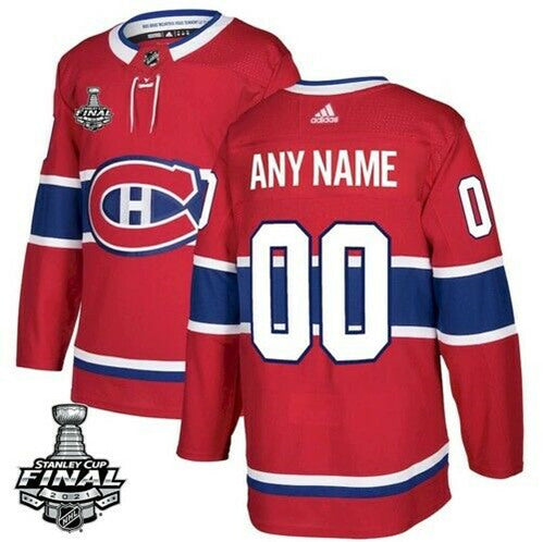 Custom Montreal Canadiens red jersey