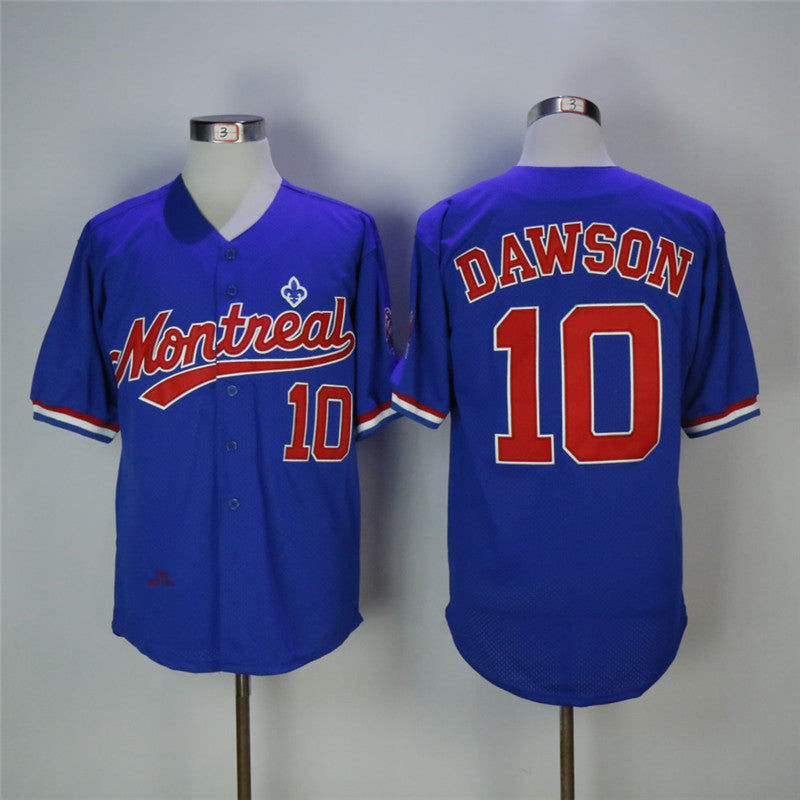 Andre Dawson Washington Nationals blue Cooperstown jersey
