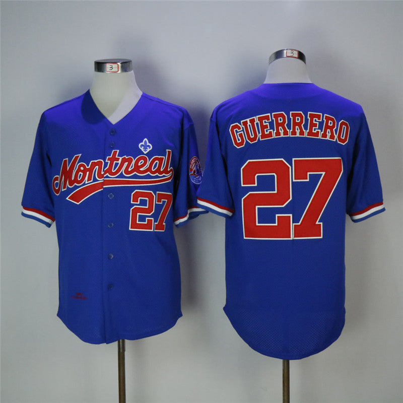 Vladimir Guerrero Washington Nationals blue Cooperstown jersey