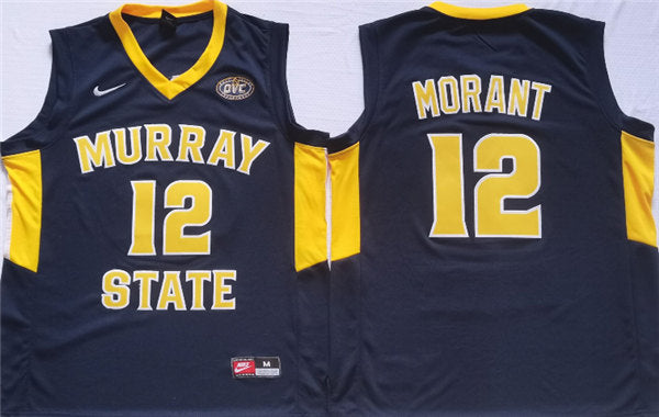 Ja Morant Murray State Racers navy jersey