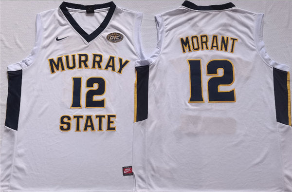 Ja Morant Murray State Racers white jersey