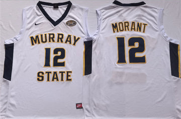 Ja Morant Murray State Racers white jersey