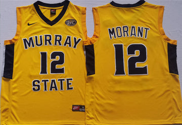 Ja Morant Murray State Racers yellow jersey