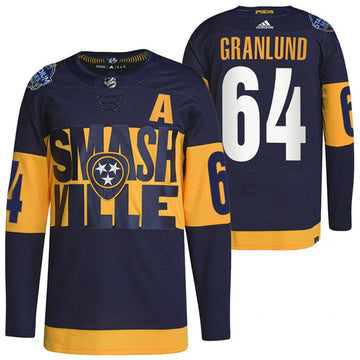 Mikael Granlund Nashville Predators navy Stadium Series jersey