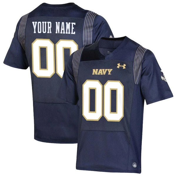 Custom Navy Midshipmen navy jersey