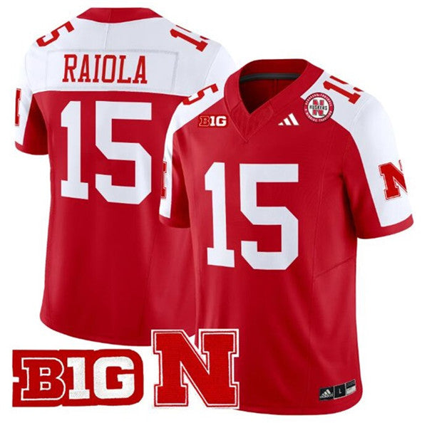 Dylan Raiola Nebraska Cornhuskers red FUSE jersey