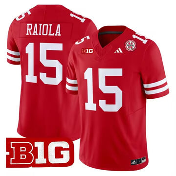 Nebraska Cornhuskers red FUSE jersey