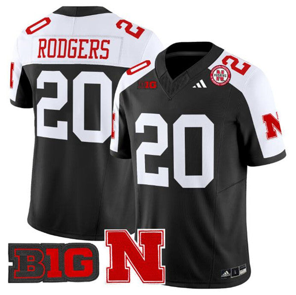 Johnny Rodgers Nebraska Cornhuskers black FUSE jersey