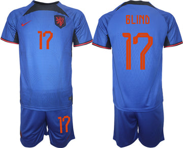 Blind Netherlands National Team royal Away jersey