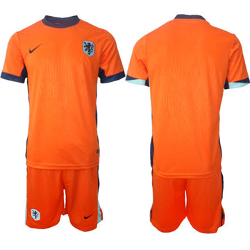 Custom Netherlands National Team orange Home jersey