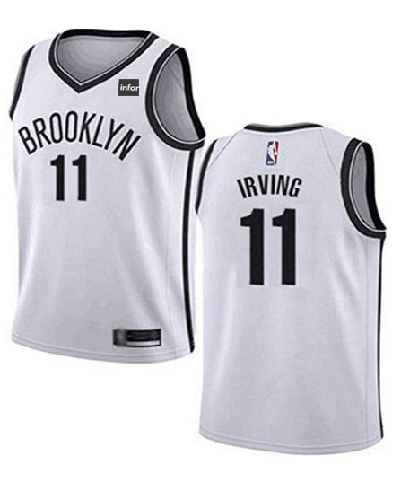 Kyrie Irving Brooklyn Nets white jersey