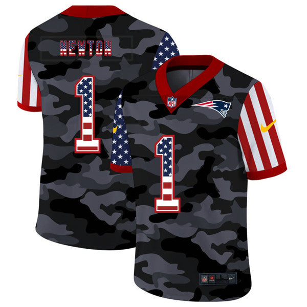 Cam Newton New England Patriots camo Camo jersey