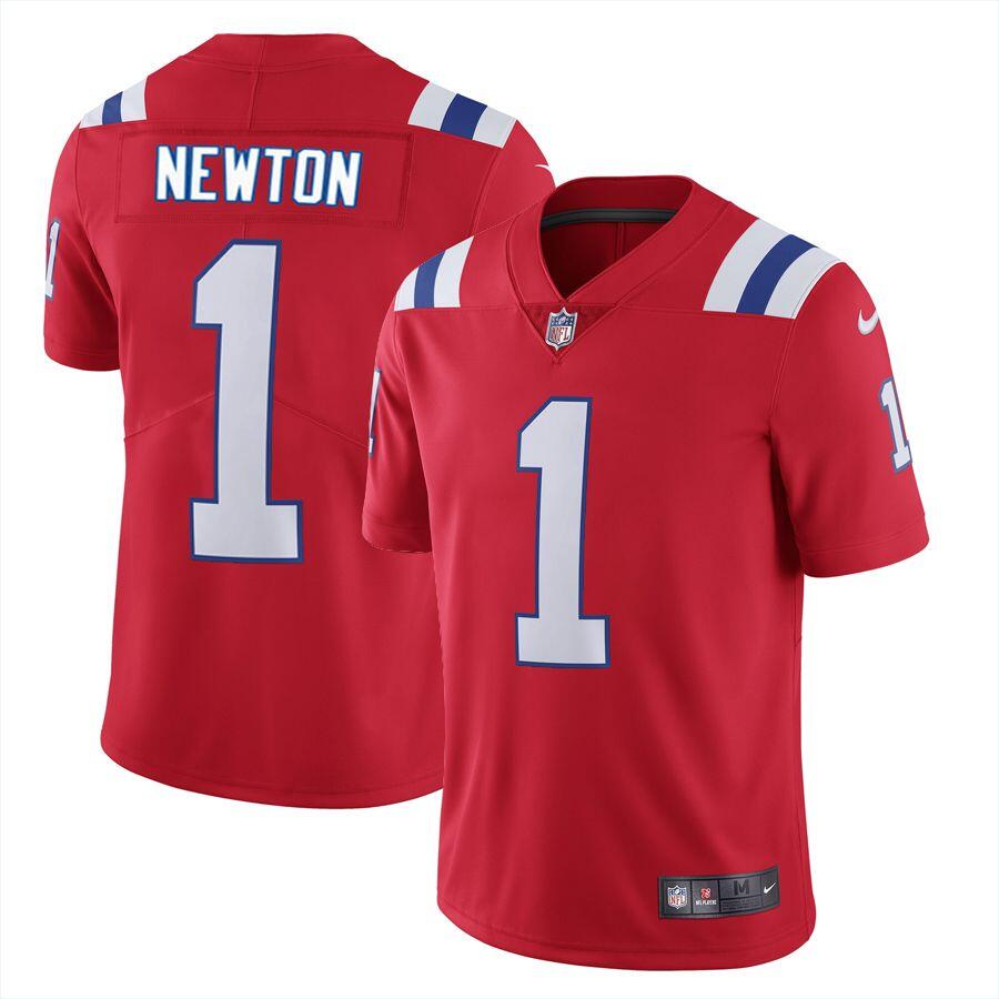 Cam Newton New England Patriots red jersey