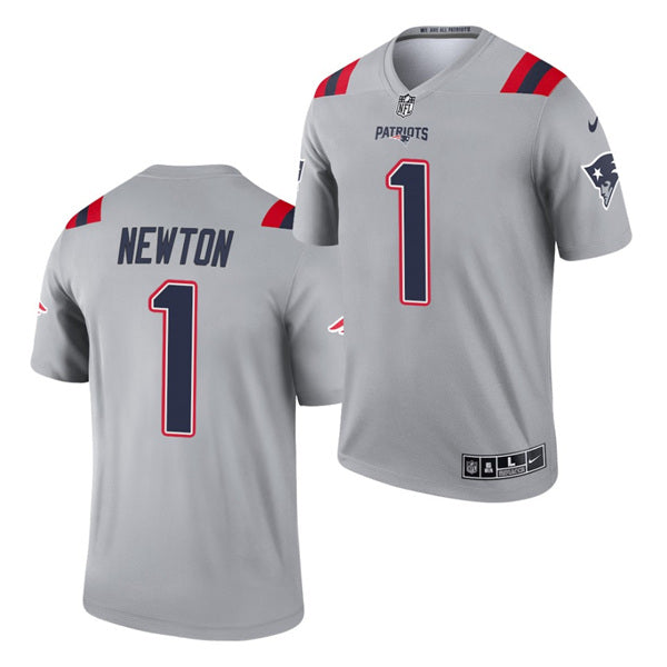 Cam Newton New England Patriots gray Inverted Legend jersey
