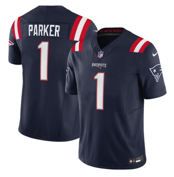 DeVante Parker New England Patriots navy FUSE jersey