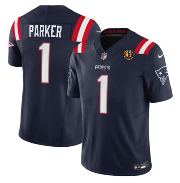 DeVante Parker New England Patriots navy FUSE jersey